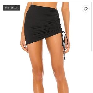 L*space navy mini skirt cover up